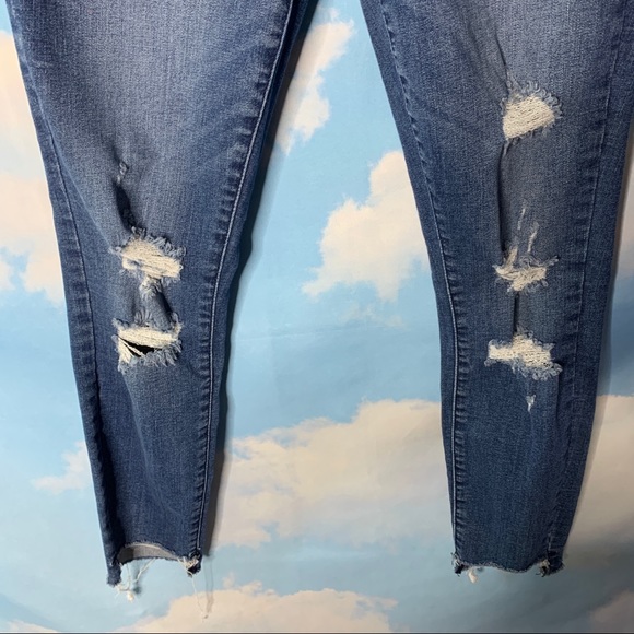 PacSun-High Rise Ankle Distressed Jeggings size 27 - Picture 3 of 12
